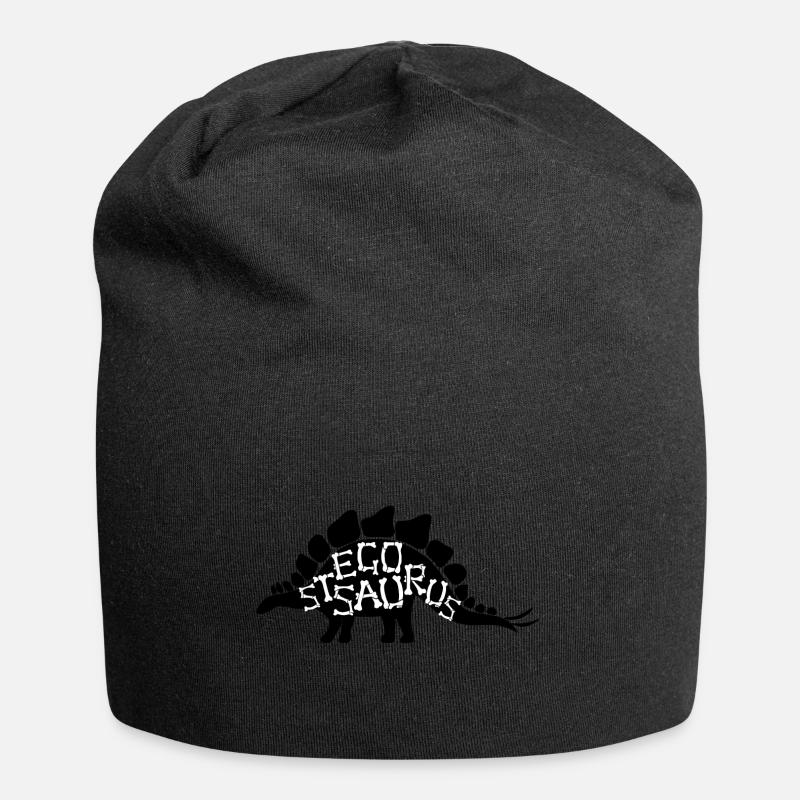 Stegosaurus - Jersey-Beanie - Schwarz