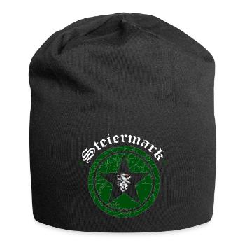 Steiermark - Jersey-Beanie - Schwarz - Vorne
