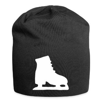 Ice skating figure skating figure skating figure skating skating - Jersey Beanie - black - Front