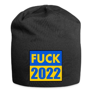 Fuck 2022 - Jersey-Beanie - Schwarz - Vorne