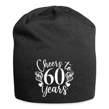 Vive les 60 ans du 60e anniversaire - Bonnet en jersey - noir - Devant