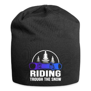 Snowboard Snowboard Word Freestyle Snowboarder - Bonnet en jersey - noir - Devant
