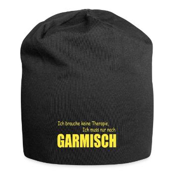 Therapie GARMISCH - Jersey-Beanie - Schwarz - Vorne