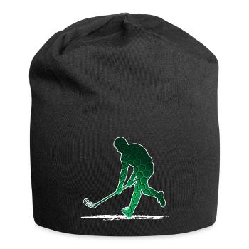 Floorballer Floorball Player Unihoc Floorball - Jersey Beanie - black - Front