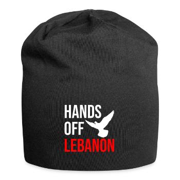 HANDS OFF LEBANON - Jersey-Beanie - Schwarz - Vorne