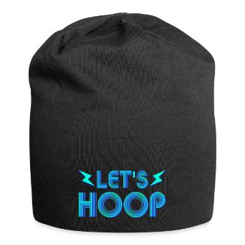 LETS HOOP HULAHOOP HOOPING DANCE FITNESS WOMEN KID - Jersey Beanie - black - Front