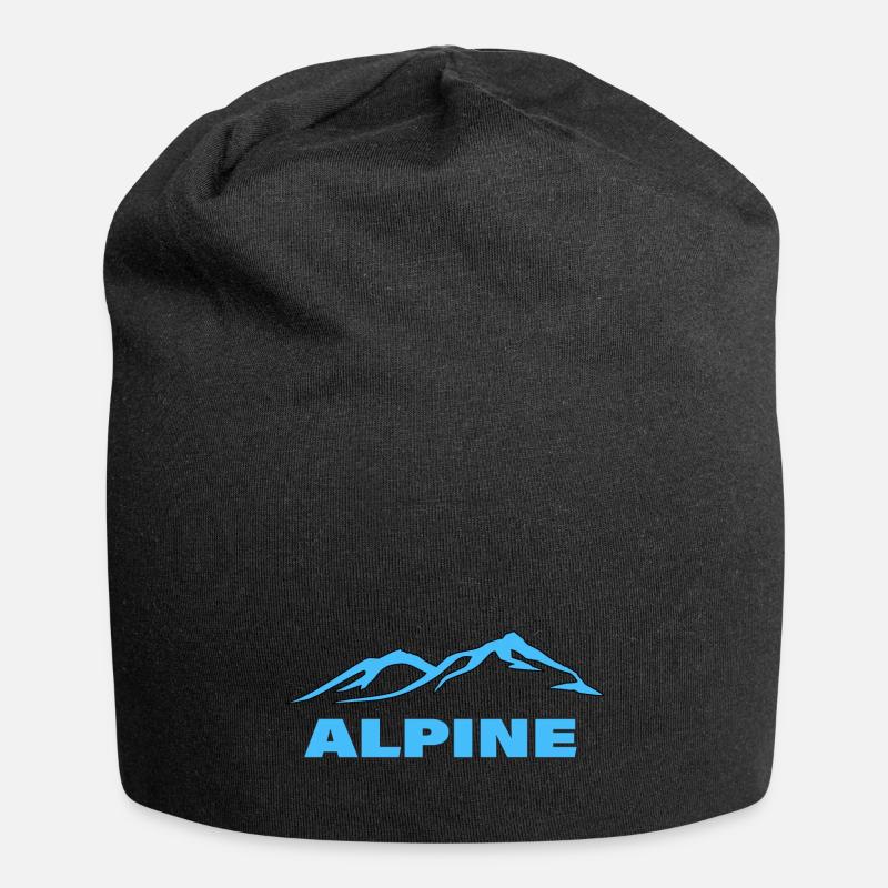 ALPINE - Jersey-Beanie - Schwarz