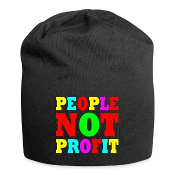 People not profit - Bonnet en jersey - noir - Devant