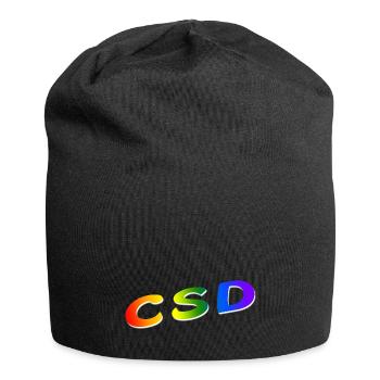 CSD - Jersey-Beanie - Schwarz - Vorne