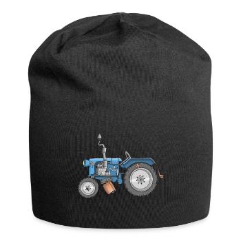 cooler Traktor - Landwirtschaft - Cartoon - Jersey-Beanie - Schwarz - Vorne