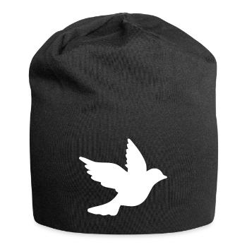 Dove of peace - Jersey Beanie - black - Front