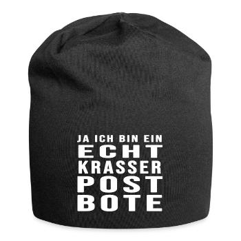 briefträger postbote post - Jersey-Beanie - Schwarz - Vorne