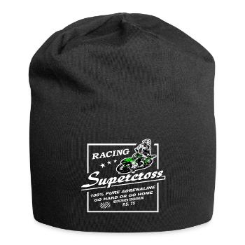 Supercross - Moto Cross - Motocross - Jersey Beanie - black - Front