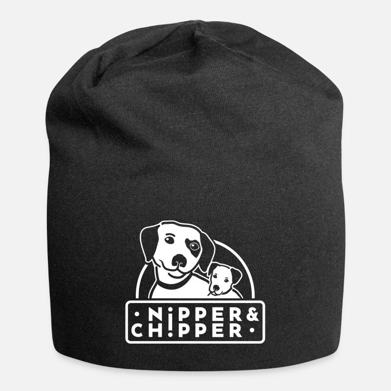 Nipper & Chipper Logo - Bonnet en jersey - noir