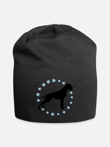 Boxer Zodiac 2 color - Jersey Beanie - black