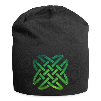 Celtic Knot - Jersey-Beanie - Schwarz - Vorne