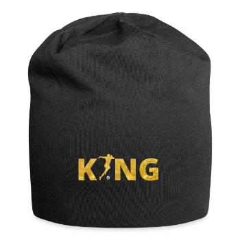 Fussball Soccer King Koenig Gold - Jersey-Beanie - Schwarz - Vorne