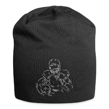 American football player - Jersey Beanie - black - Front