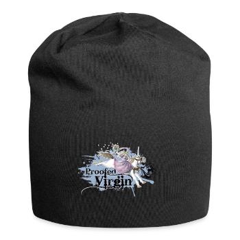 shirt de princesse licorne récolement gris bleu vierge - Bonnet en jersey - noir - Devant