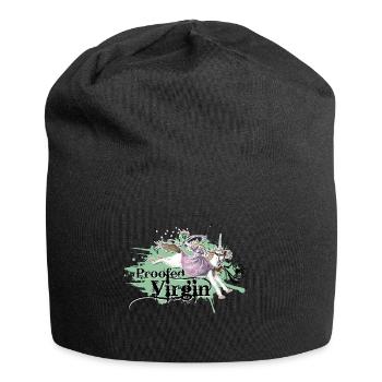shirt de princesse licorne récolement vert vierge - Bonnet en jersey - noir - Devant
