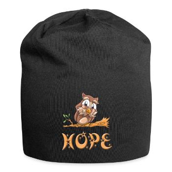 Owl Hope - Jersey Beanie - black - Front
