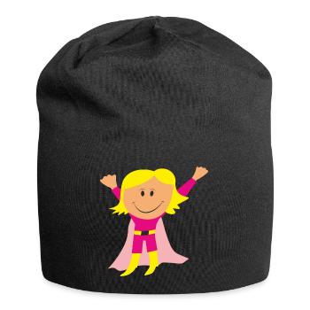 Girl - Jersey Beanie - black - Front