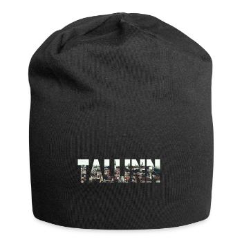 Ville Vieille Ville Tallinn Estonie Ville Photoart - Bonnet en jersey - noir - Devant