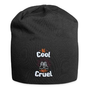 Be Cool Shirt - shake hands black - Jersey Beanie - black - Front