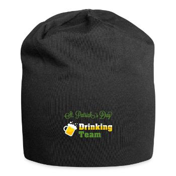 St. Patrick´s Day Trink Team - Jersey-Beanie - Schwarz - Vorne