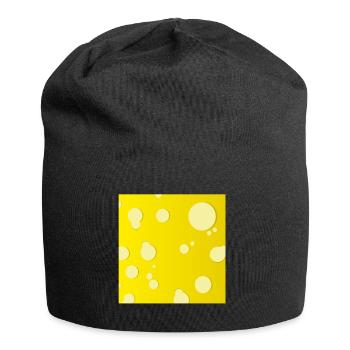 Cheese square - Jersey Beanie - black - Front