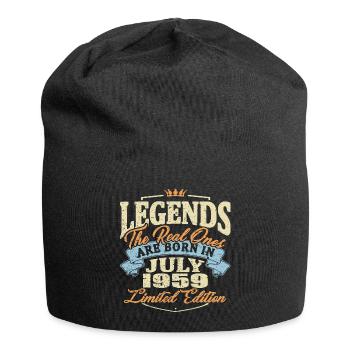 De vraies légendes sont nées en juillet 1959 - Bonnet en jersey - noir - Devant