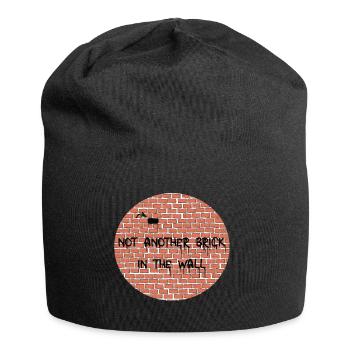 NOT JUST ANOTHER BRICK IN THE WALL - Jersey Beanie - black - Front