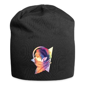 Elf modern - Bonnet en jersey - noir - Devant