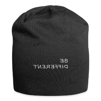 ÊTRE DIFFÉRENT Soyez différent en disant proverbe cadeau - Bonnet en jersey - noir - Devant