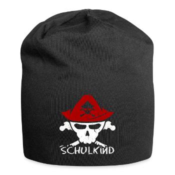 Kita Abgänger Schulkind Einschulung Kindergarten - Jersey-Beanie - Schwarz - Vorne
