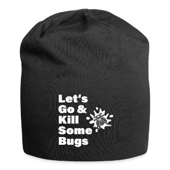 Motorcycle Motorcyclist Biker Insect - Jersey Beanie - black - Front