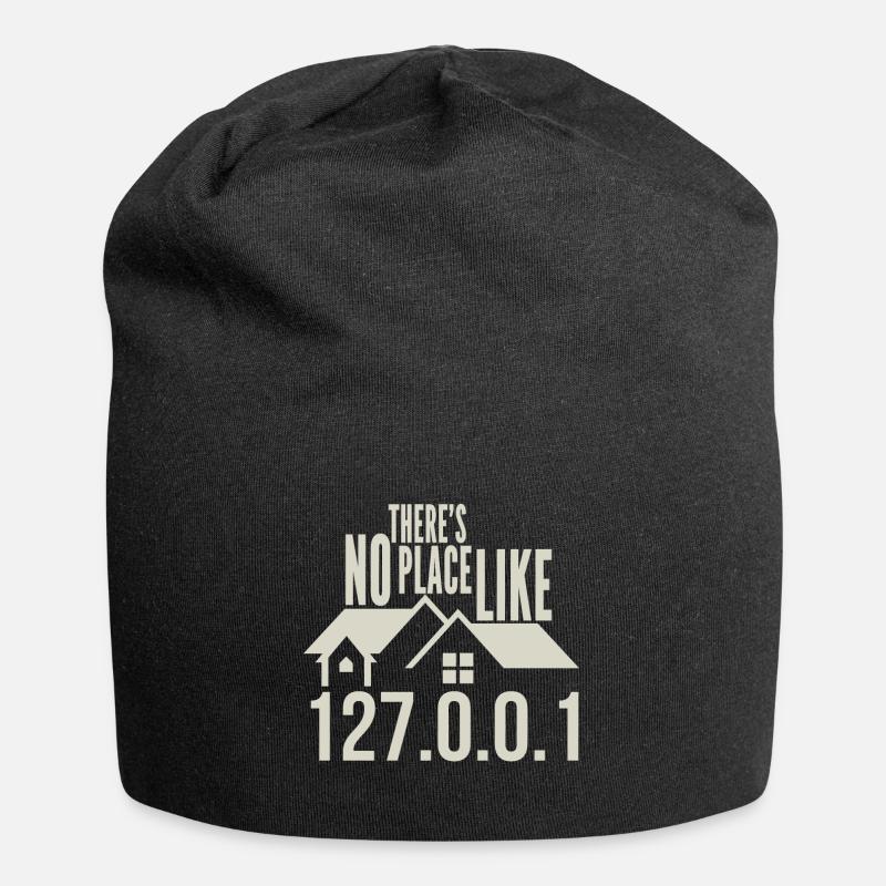 127.0.0.1 Localhost - Jersey-Beanie - Schwarz