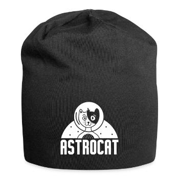 Chat Chaton Pet Astronaut Cadeau - Bonnet en jersey - noir - Devant