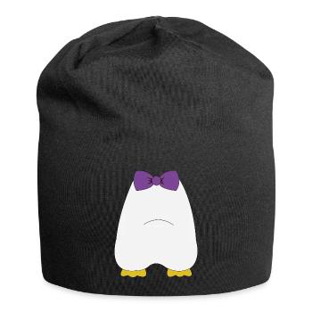 Halloween Kostüm Pinguin Tuxedo Geschenk JGA - Jersey-Beanie - Schwarz - Vorne