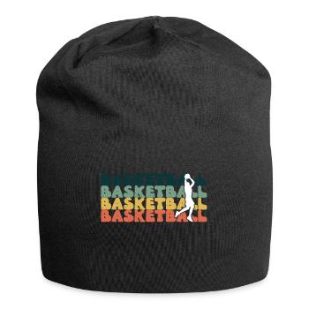 Équipe de basket-ball basketball basketball - Bonnet en jersey - noir - Devant