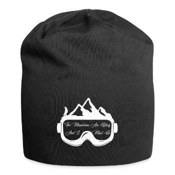 Snowboarding Snowboarding Snowboarding Snowboarder - Jersey Beanie - black - Front