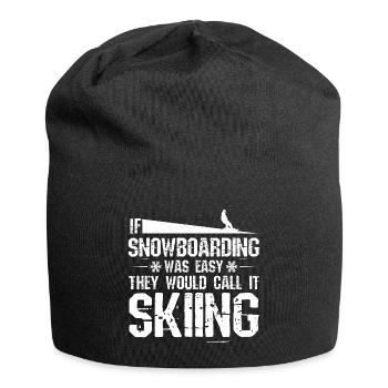 Snowboarding Snowboarding Snowboarding Snowboarder - Jersey Beanie - black - Front