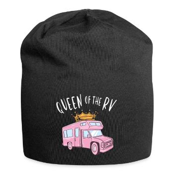 Reine du VR - Reine du campeur - Bonnet en jersey - noir - Devant