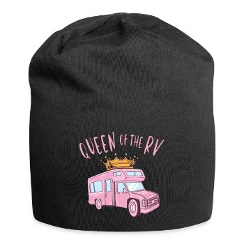 Reine du campeur - Bonnet en jersey - noir - Devant