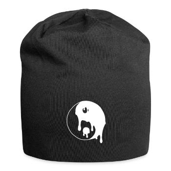 Yin Yang - Jersey-Beanie - Schwarz - Vorne