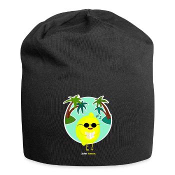 Tropical - Jersey Beanie - black - Front