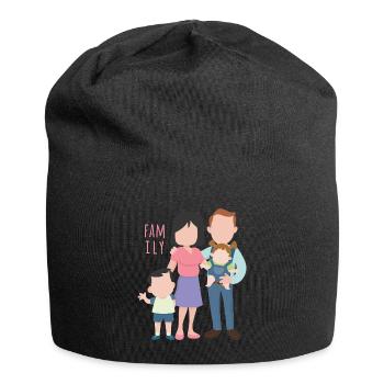 family - Jersey Beanie - black - Front