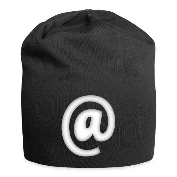 à - Bonnet en jersey - noir - Devant