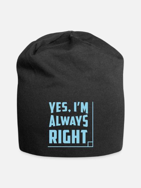 funny math teacher - Jersey-Beanie - Schwarz