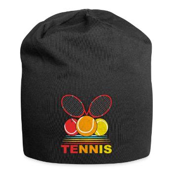 tennis racket - Jersey Beanie - black - Front